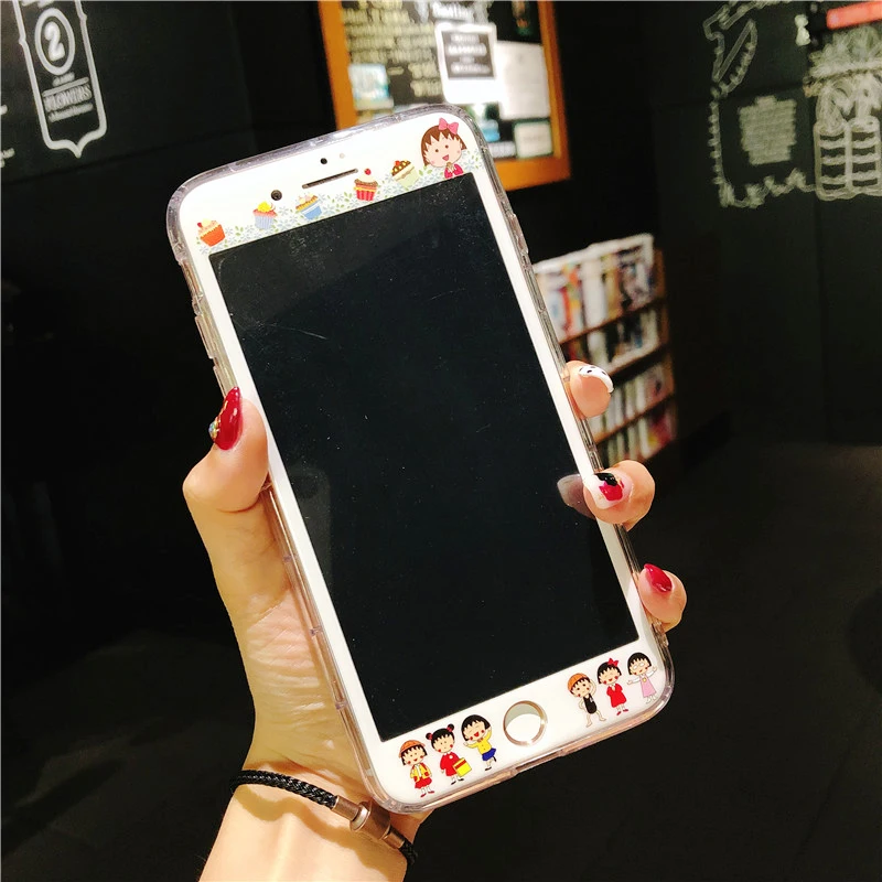 Для iphone 8 plus милый Sakura momoko динамический с блестками и жидкостью чехол сияющими +