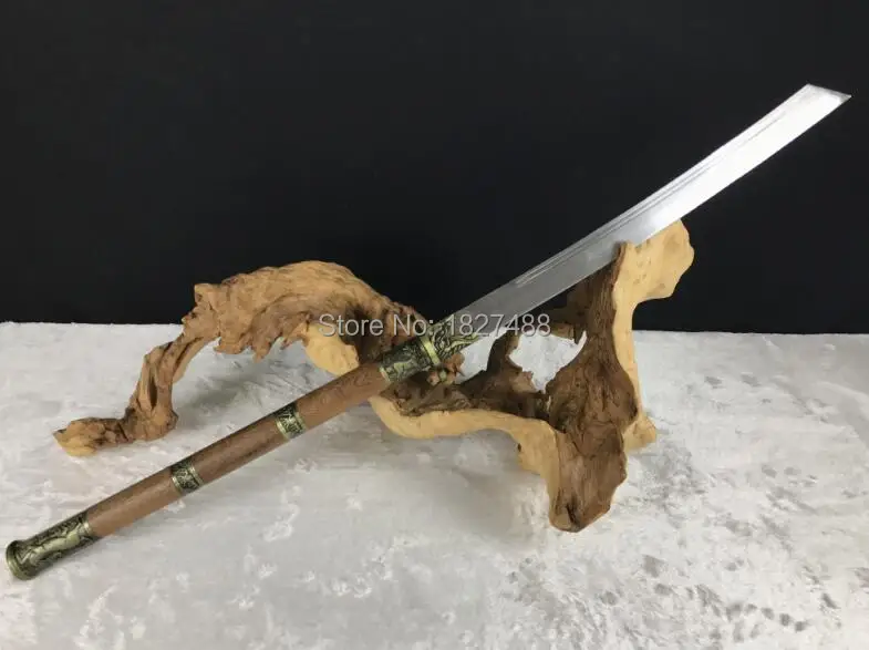 Ручная работа китайский Династия Цин Broadsword KangXi боевой меч катана/Полный Тан