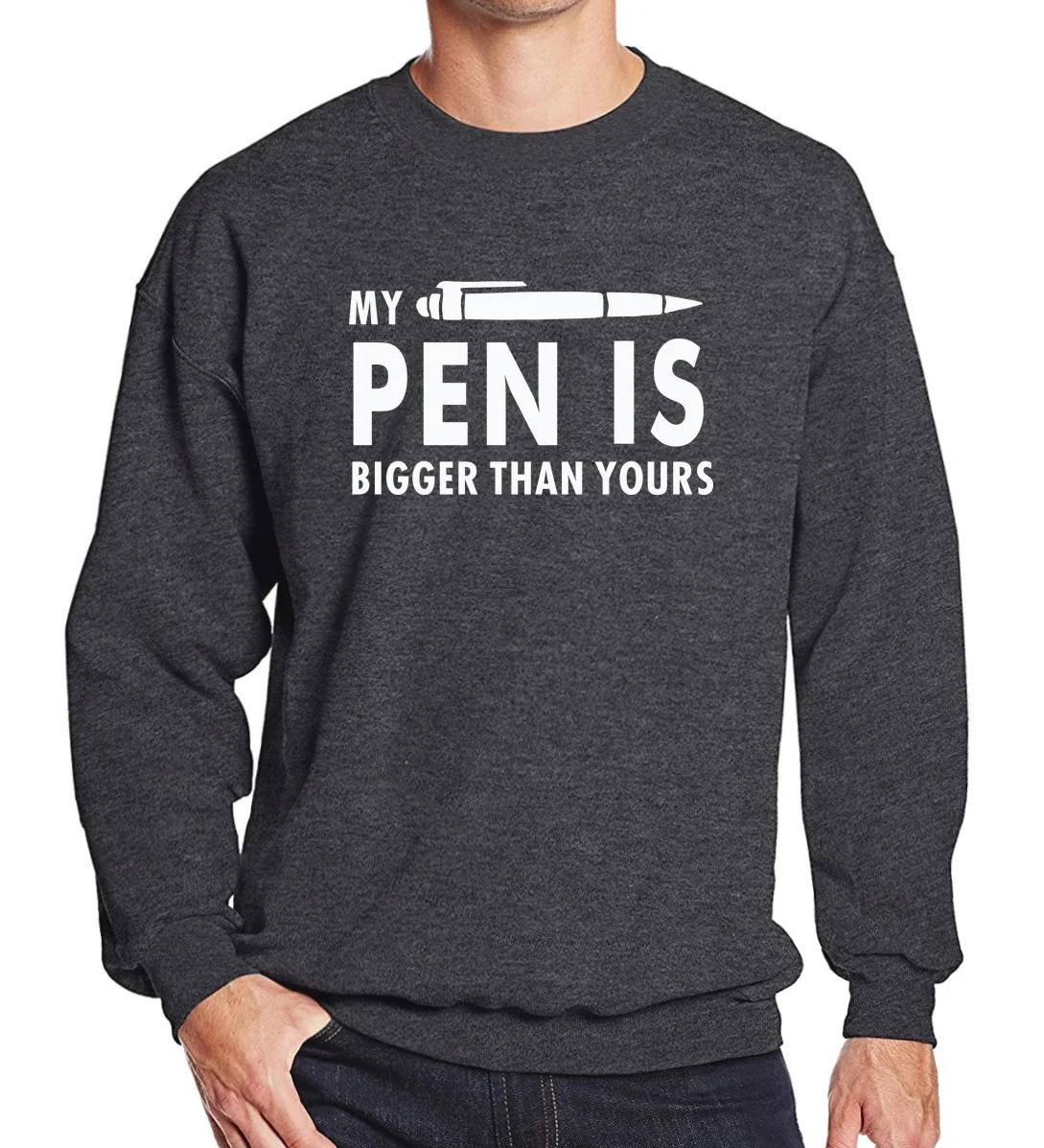 Лидер продаж весенне-зимняя мужская толстовка с надписью My Pen на 2019 флисе