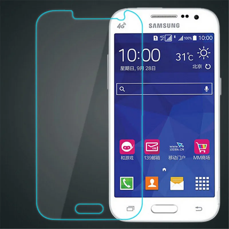 Защитное стекло закаленное 9H для Samsung Galaxy Core Prime G360/G360F/G360H/G361H/G361F | Мобильные