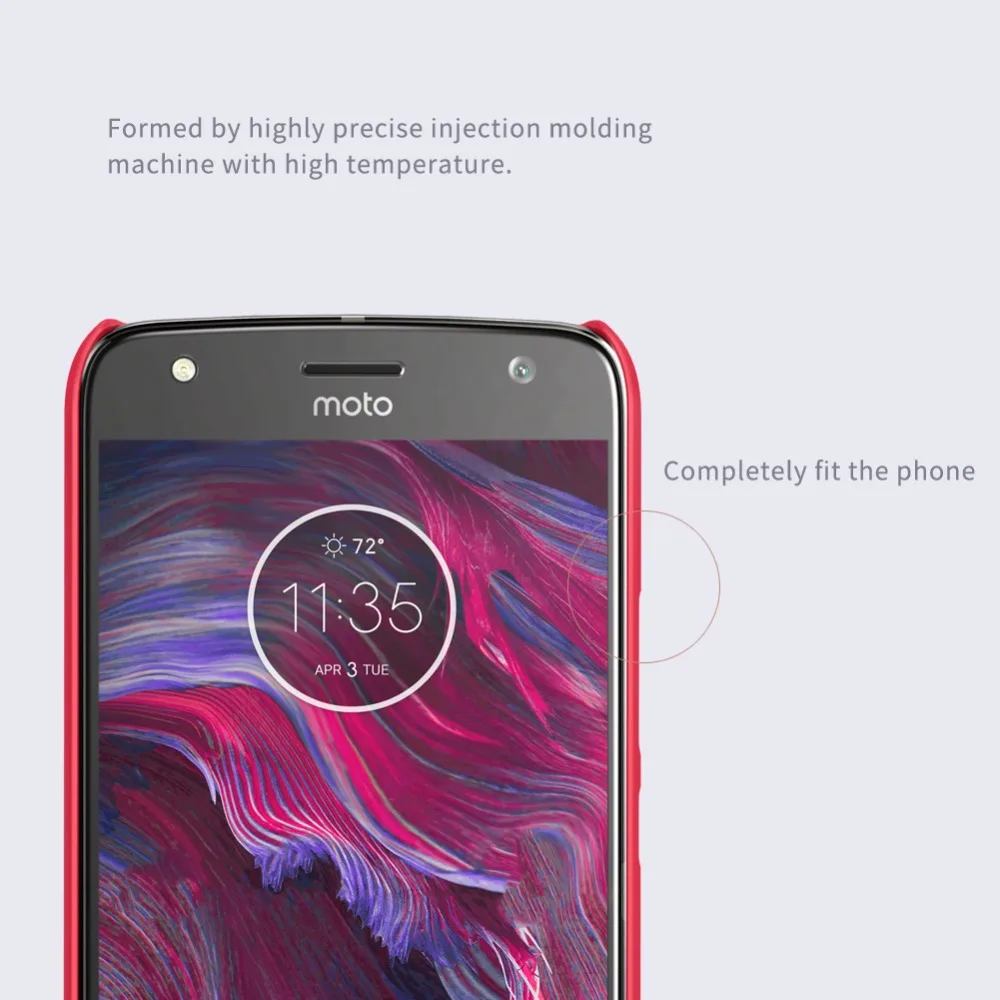 Чехол для MOTO X4, чехол для MOTO X4, чехол Nillkin, суперматовый защитный чехол из поликарбоната для MOTO X4, матовый чехол с защитой экрана