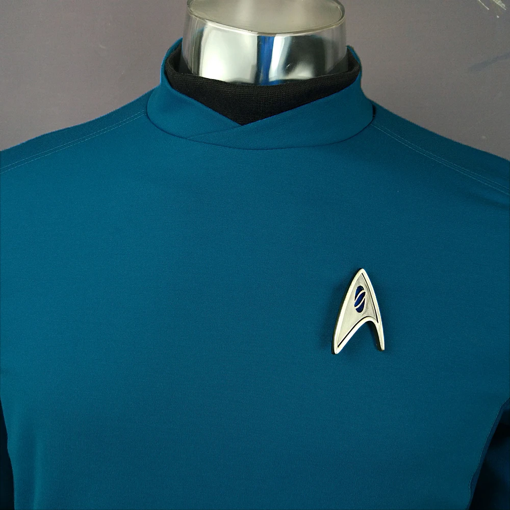 Костюм Startreks Beyond Sulu Cospaly синяя форменная форма для взрослых мужчин костюм