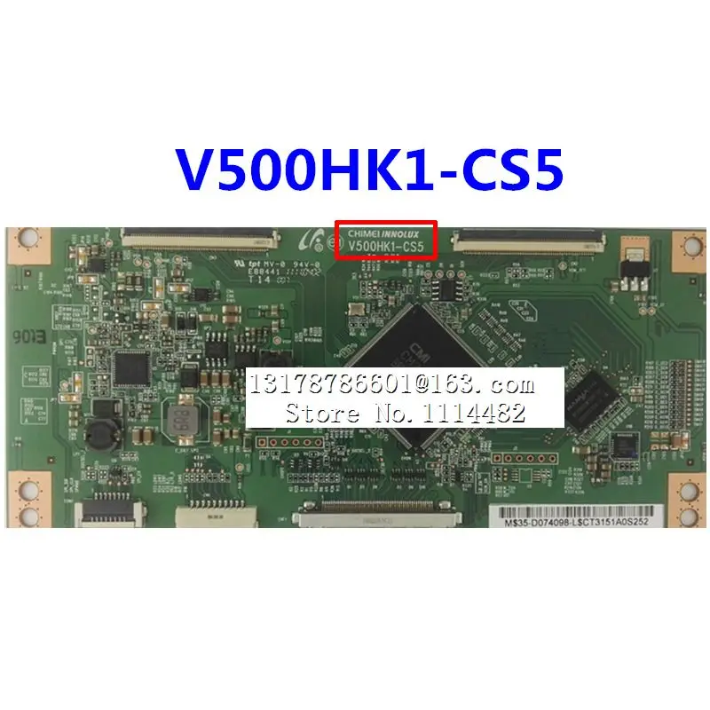 Фото V500HK1 LS5 логическая доска Хорошая проверка оригинальная T CON плата для L50E5090 3D 50E550E CS5