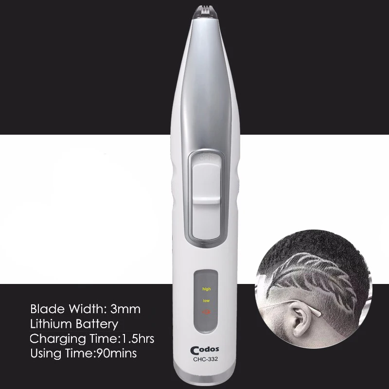 3 мм лезвие электрический перезаряжаемый триммеры для волос ручка завивки