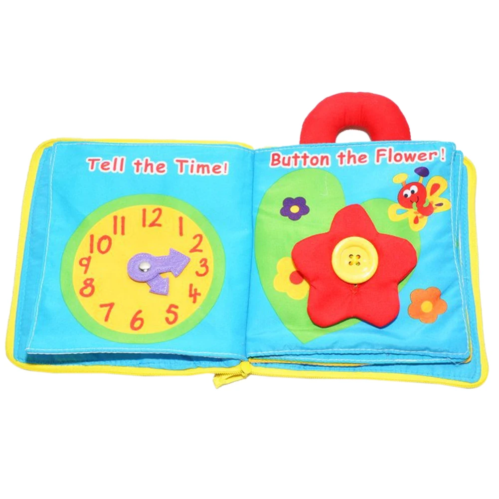 

Early Education Book 20*18.5*3cm Baby Cloth Book Cotton Cartoon Baby Hand-held Three-dimensional Cloth Book