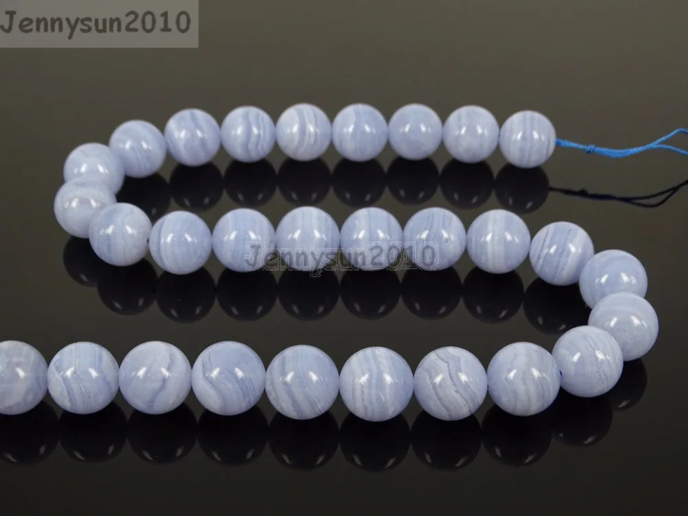 Круглые бусины с натуральным синим кружевом 4 мм 6 8 10 м 3 нити в упаковке|beads 4mm|loose