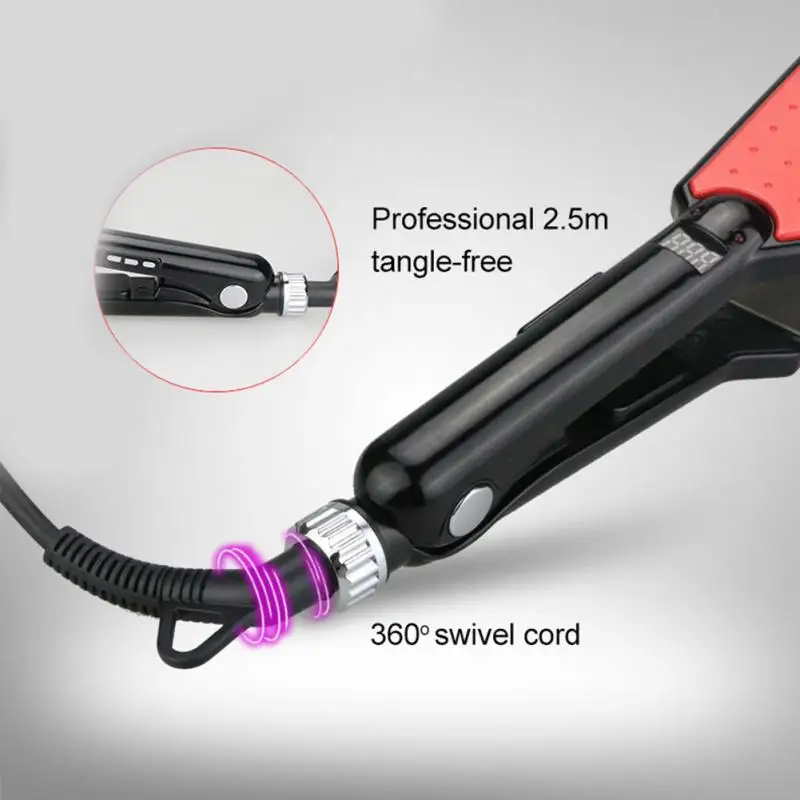 Контроль температуры Керамика выпрямитель для волос цифровой светодиодный