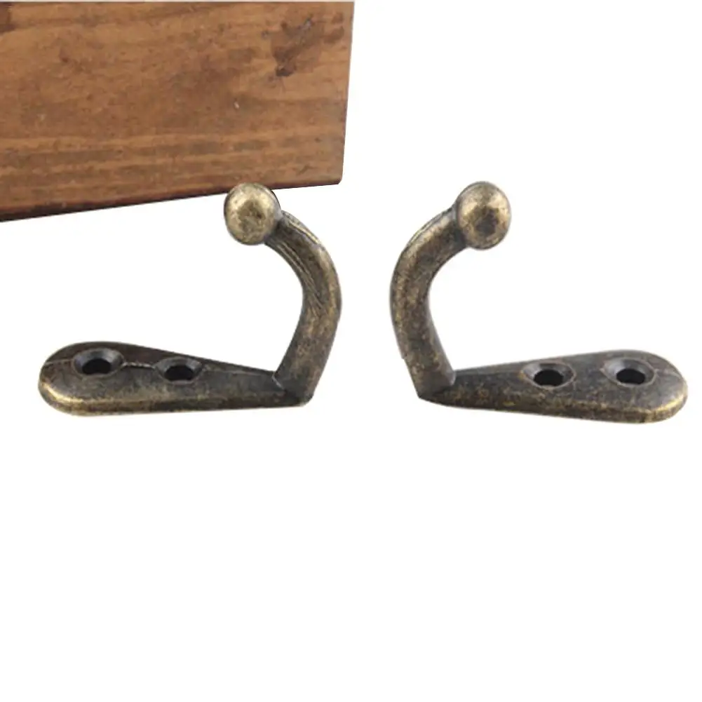 10 шт. Винтаж античная бронза шляпа крючок для пальто одежды полотенца халат