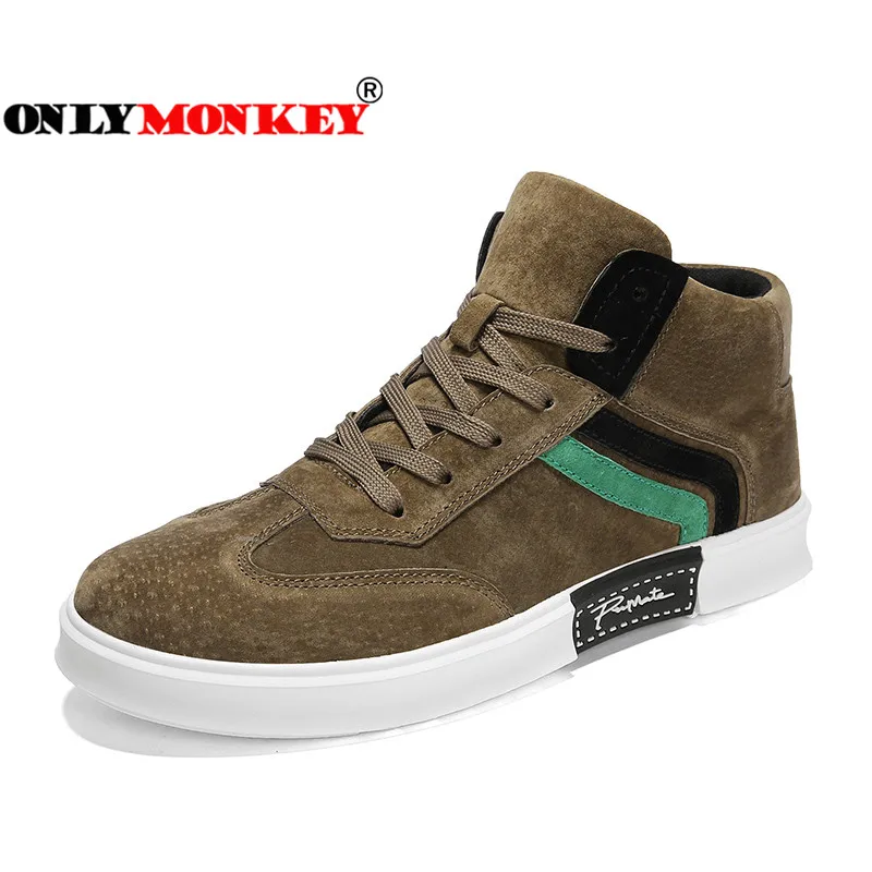 ONLYMONKEY мужские кроссовки с высоким берцем на шнуровке для улицы высокое качество