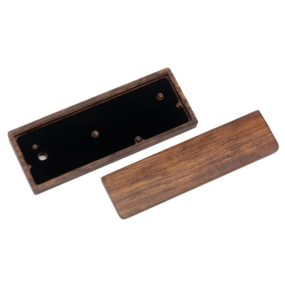 Деревянный ящик 60% макет орех/ароматическая роза/зебра для пользовательских GH60