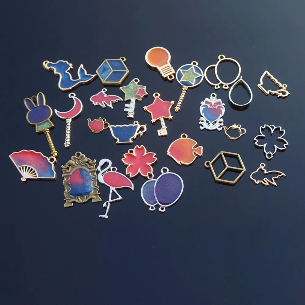 1 шт. металлическая рамка подвеска в виде Луны сердца|diy jewelry findings|jewelry findingsmetal bezel |