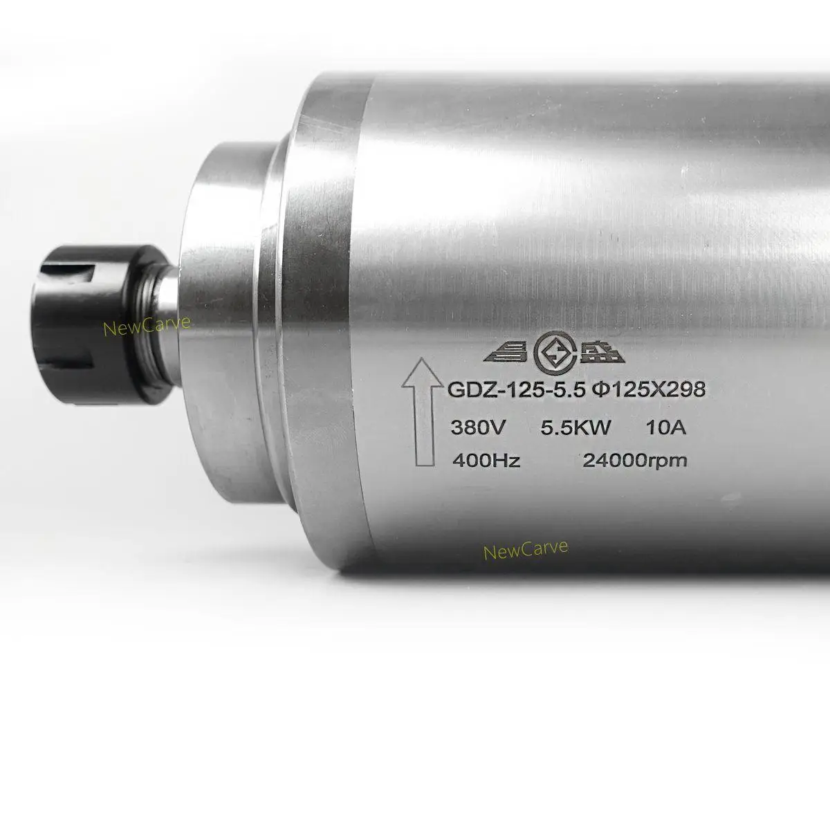 GDZ-125-5.5 с водяным охлаждением 5.5KW мотор шпинделя 380 В 125 мм Диаметр ER25 для фрезерный