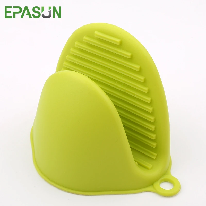 2 шт./лот термостойкие силиконовые перчатки EPASUN для духовки ручной зажим барбекю