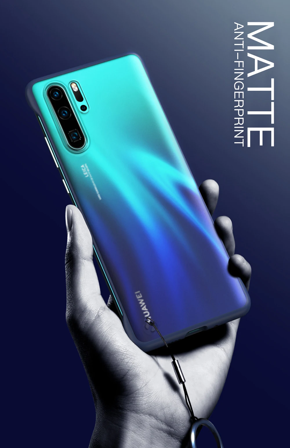 Прозрачный Бескаркасный чехол для huawei P30 P20 Honor 20 Pro mate 10 View Тонкий Жесткий матовый прозрачный чехол с кольцом Nova 5 Lite 10i P Smart