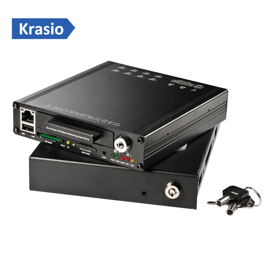 4 канальный мобильный видеорегистратор AHD HDD для автомобильной системы