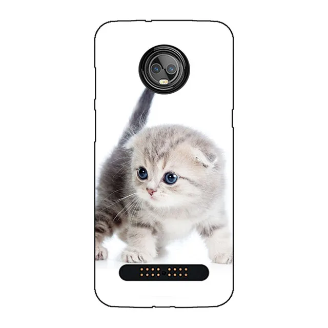 Чехол для Motorola Moto Z2 Force силиконовый мягкий чехол с рисунком единорога фламинго 5