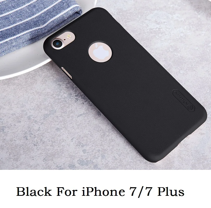 Для iphone 7 чехол NILLKIN матовый PC пластик задняя крышка с подарком держатель для