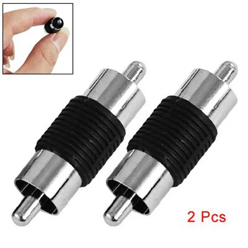 2 Pieces RCA Male to Coupler Connector Adapter | Обустройство дома