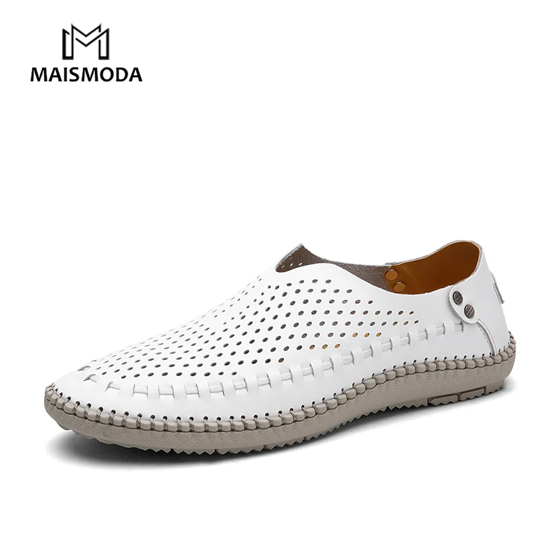 MAISMODA/Новинка мужская повседневная обувь лоферы из натуральной воловьей кожи