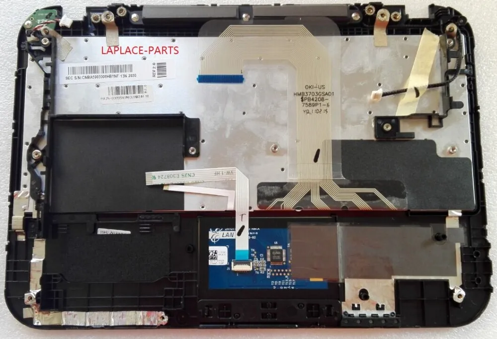 Новая Оригинальная клавиатура GK/греческая для Samsung N310 N315 с подставкой рук и