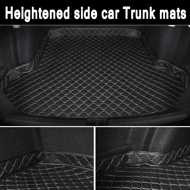 

ZHAOYANHUA Custom fit Heightened side car Trunk mats for Land Rover Discovery 3 4 5 Discovery Sport Range Rover