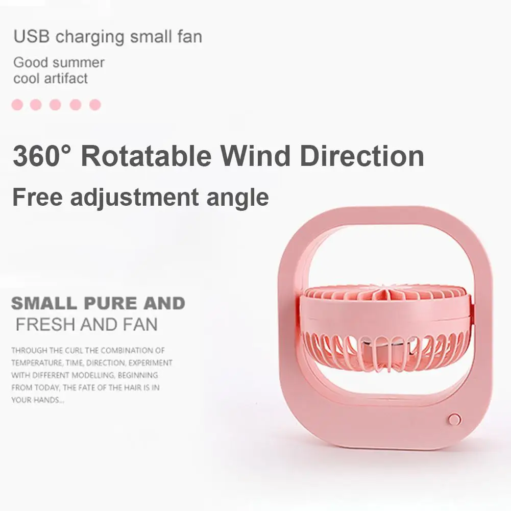 Аккумуляторная батарея питание мини USB вентилятор Ультра тихий Настольный вентилятор портативный USB Персональный вентилятор для офиса дома автомобиля Путешествия