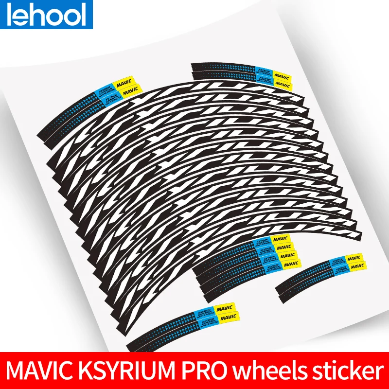 Mavic KSYRIUM PRO wheel rim set Stickers Road Bike wheelset 