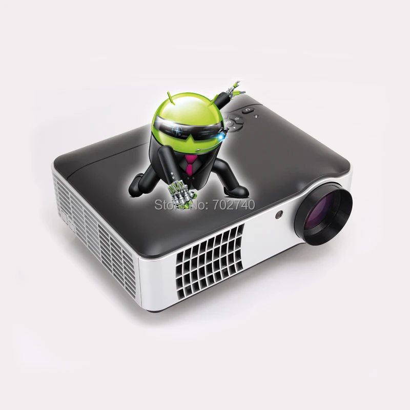 2017 Новый ТЕЛЕВИЗОР СВЕТОДИОДНЫЙ Проектор Full HD 1080 P 5600 Люмен Android 4.4 Домашнего