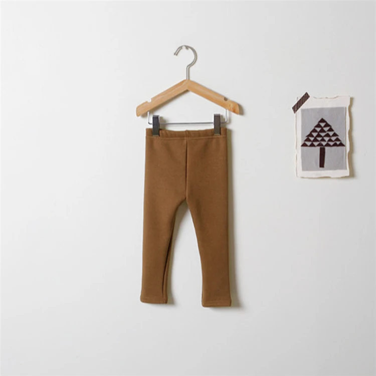 

Children Leggings Girls Pants Kids Soft Cotton Material Clothing Solid Elastic Waist Spring Autumn Trousers Free Drop Shipping