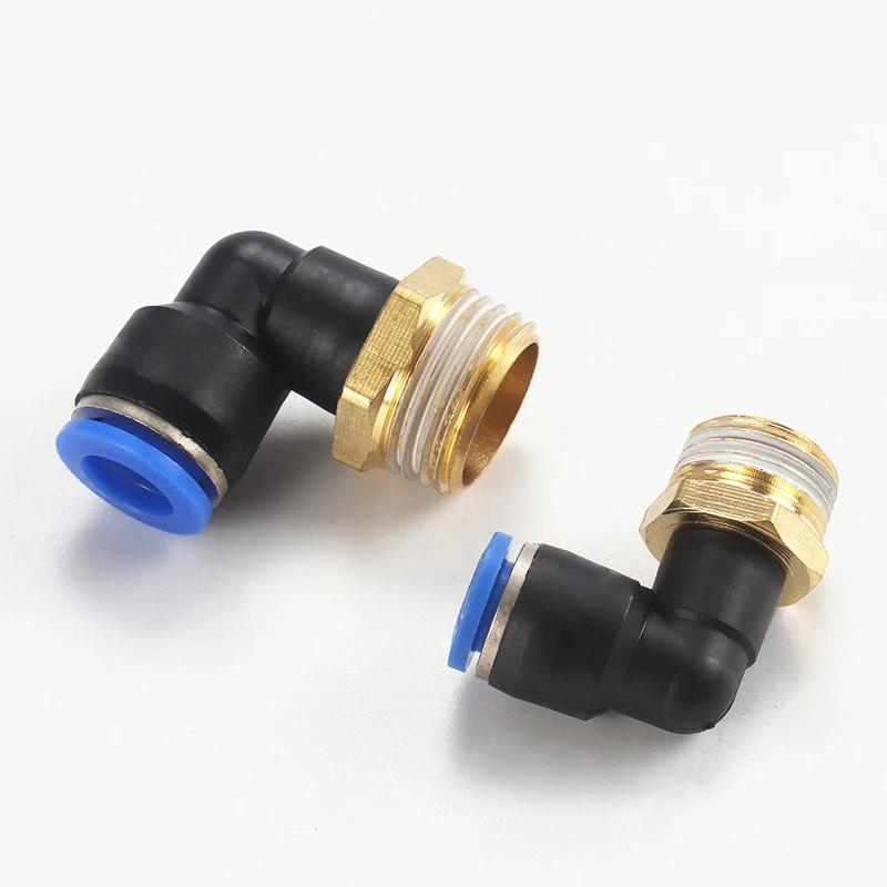 Jrealmer 90 градусов Bspt 1/8 'Ƈ/4'' 3/8 'Ƈ/2&quot Мужской внутренний толчок в