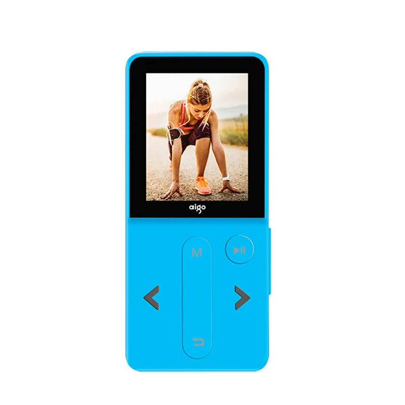 AIGO 207 MP3 плеер HIFI мини-плеер Loseless стерео Спорт портативный музыкальный TFT экран плеер функция записи TF карта