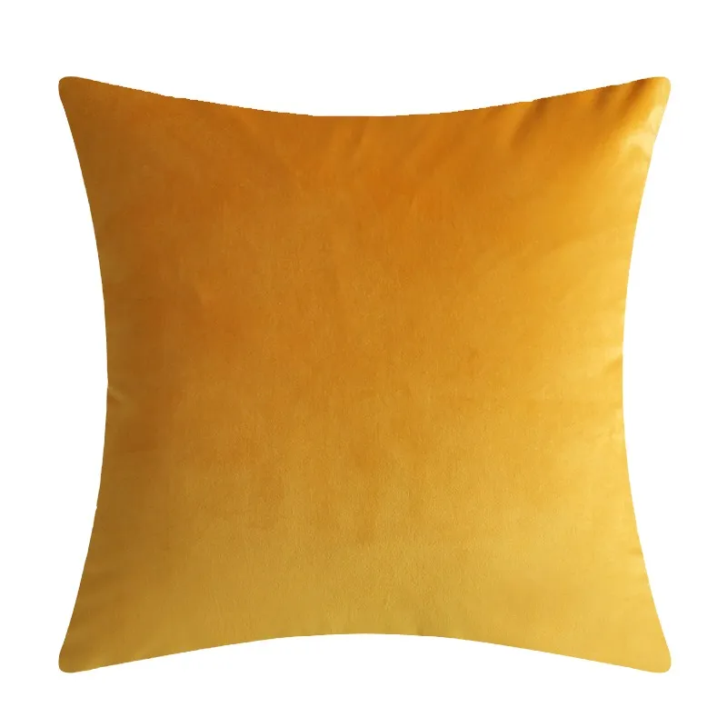 orange 30x50/45X45/40x60/50x50 мм/55x55 см скандинавский, простой, современный, детское, однотонное, подушка для дивана Наволочка декоративная Подушка Крышка - Цвет: orange
