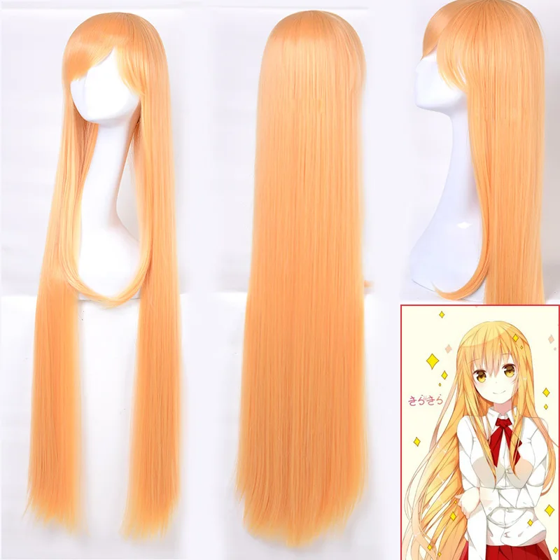 

Anime Himouto! Umaru-chan Wig Cosplay Costume Doma Umaru Women Long Synthetic Hair Halloween Party Role Play Wigs
