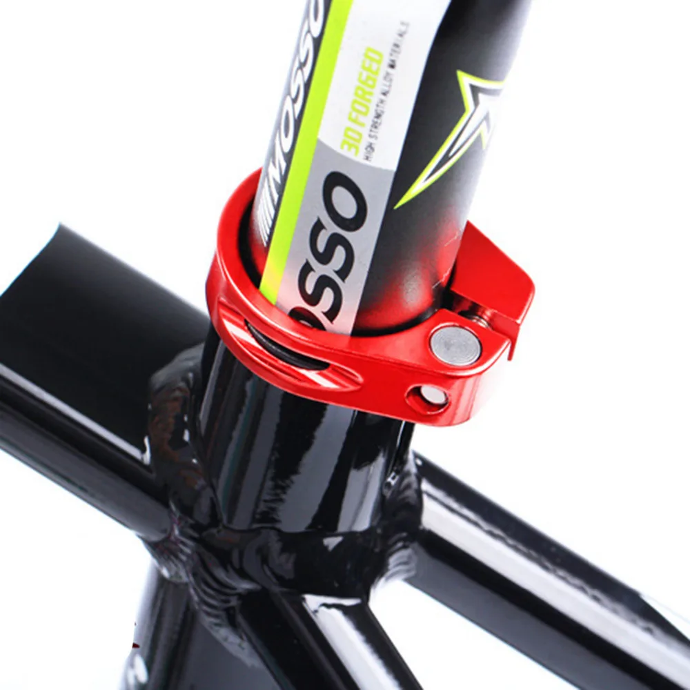 

RISK Ultralight Aluminium Alloy 31.8mm/34.9mm 20g Quick Release Mountain Road MTB Bicycle Seatpost Clamp Tube Clip