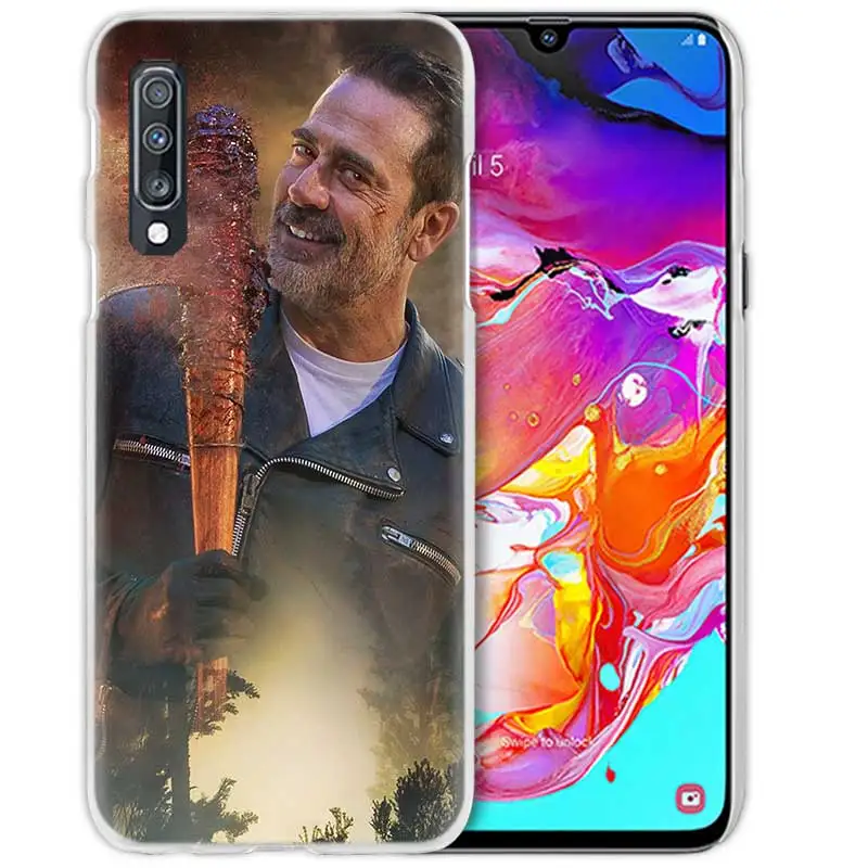 07 Negan с изображениями из сериала «Ходячие мертвецы» чехол для samsung Galaxy A50 A70 A80 A20e A60 A40 A30 A20 A10 A8 A6 плюс A9 A7 жесткий чехол для телефона из поликарбоната с Coque - Цвет: 07
