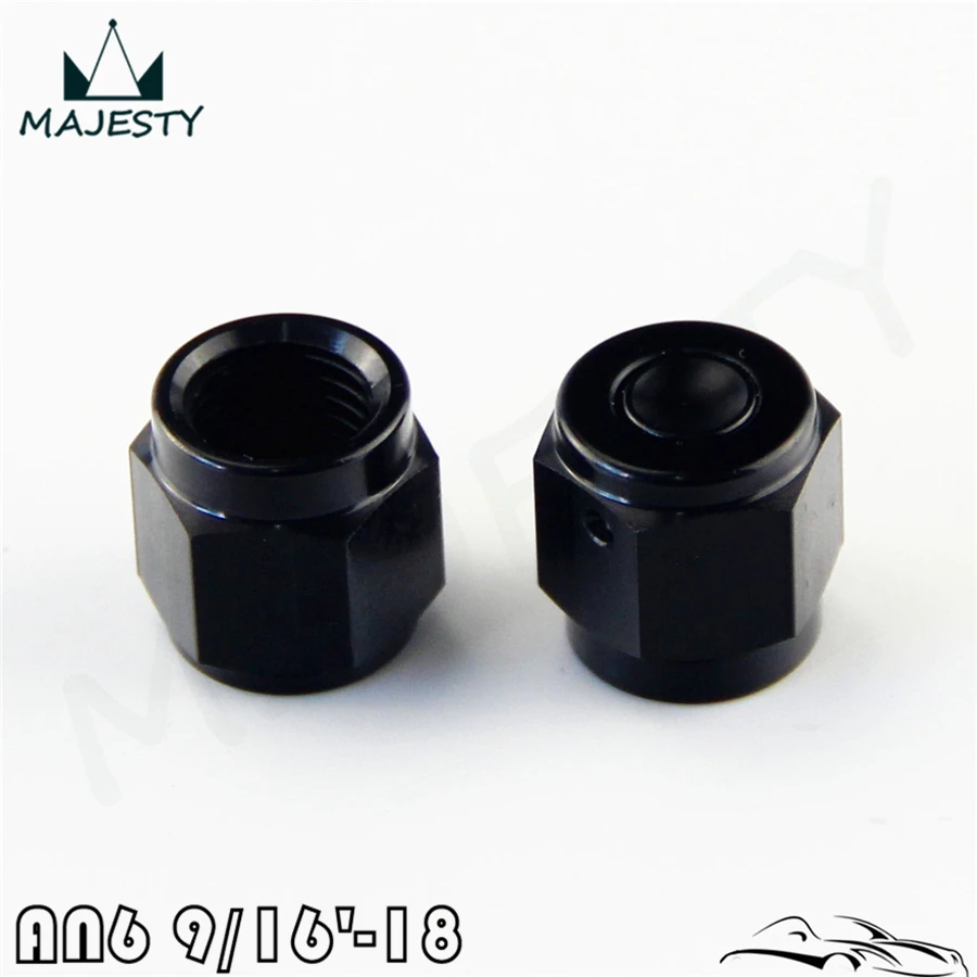 2 шт. алюминиевые переходники 6 AN AN6 черные|adapter fitting|aluminium tube fittingsan6 fitting |