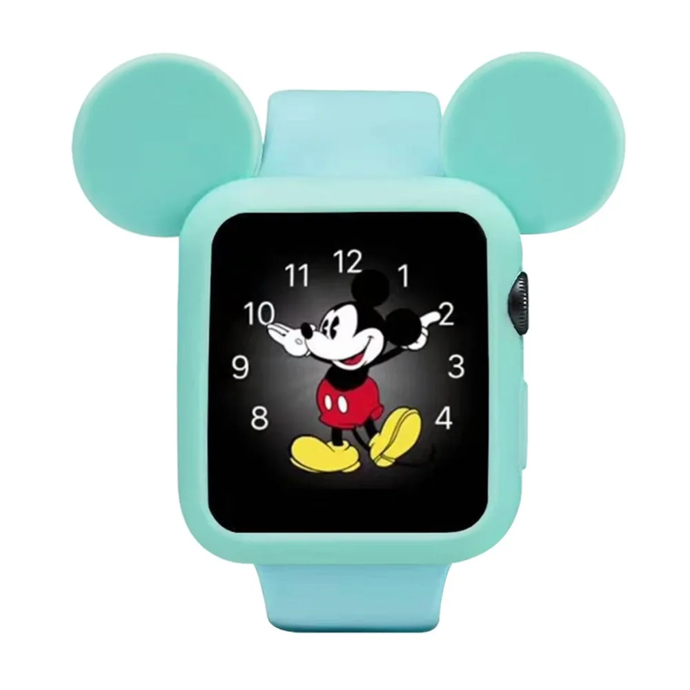 Защитный чехол для Apple watch 44 мм 42 40 38 милый мультяшный correa iwatch series 4 3 2 1 band|Ремешки