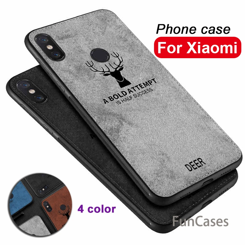 Чехол для Xiaomi Redmi 5 Plus note 6 Pro 6A тканевый текстурный чехол Mi 8 A2 A1 Max 3 2 Pocophone Poco F1