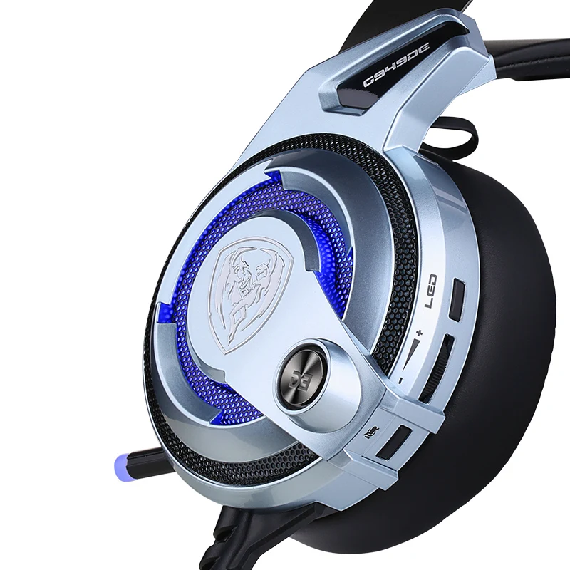 Игровая светодиодный нитура SOMIC G949DE 7 1 с Виртуальным звуком светодиодные