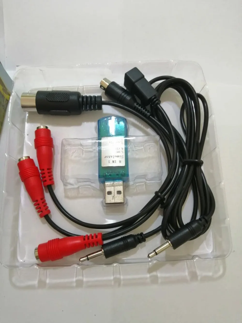 8В1 USB кабель для симулятора полета Phoenix RealFlight G4, XTR, AeroFly, FMS для Futaba ESky JR WFLY 4-8Ch Skill Traning