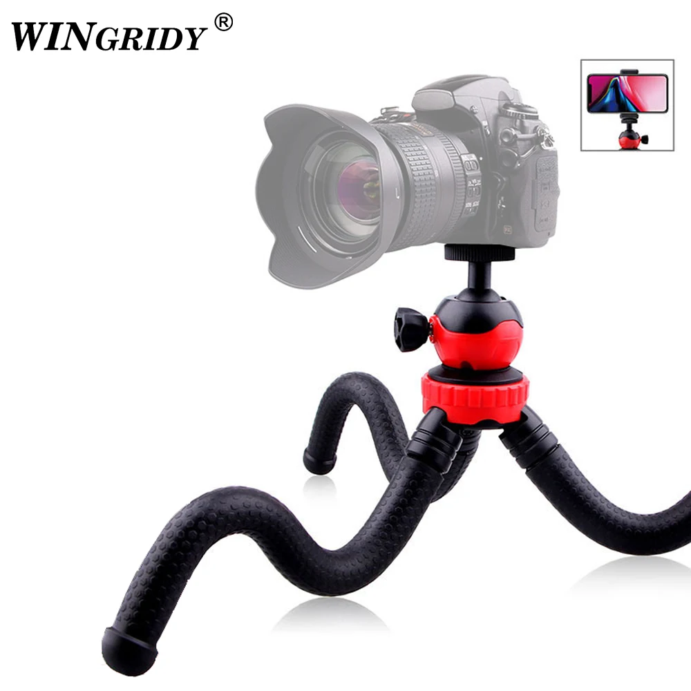 

Portable Tripod Flexible Octopus Travel Mini Mobile Phone Tripod Bracket Monopod Selfie Stick For iPhone DSLR Camera Gopro