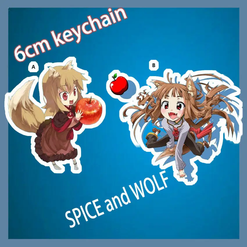SPICE and Wolf Holo Red брелок с яблоком на ремешке|Реквизит для костюмов| |