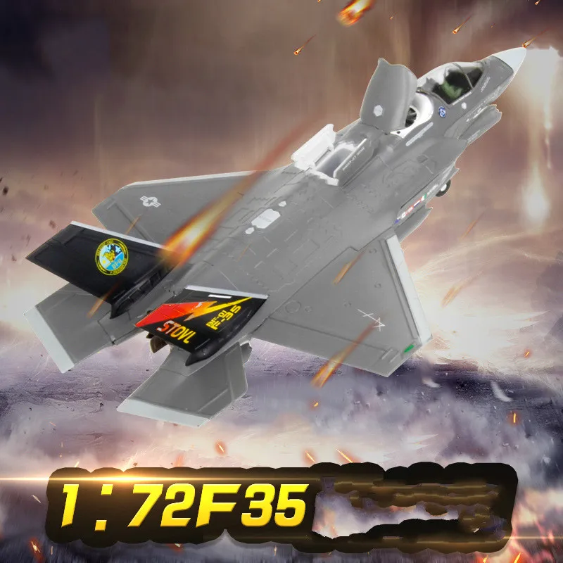 1:72 F35 модель самолета из сплава моделирование Истребитель литья под давлением