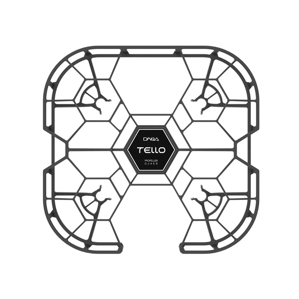 OMESHIN Защитная крышка для DJI Cynova Tello Quadcopter Drone полностью покрытая высокопрочная Защитная крышка - Цвет: Светло-серый