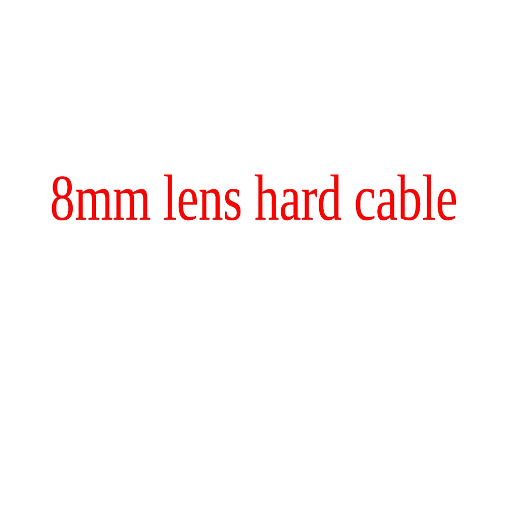 8mm lens hard cable 5,5 мм объектив 1 м/1,5 м/2 м/5 м жесткий кабель Android USB эндоскоп камера светодиодный светильник Borescopes камера для ПК Android телефон - Цвет: 8mm lens hard cable