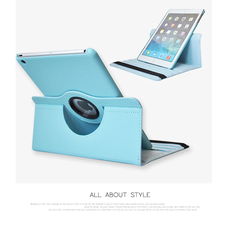 Чехол для планшета Apple iPad air 1 с функцией вращения на 360 градусов Модный
