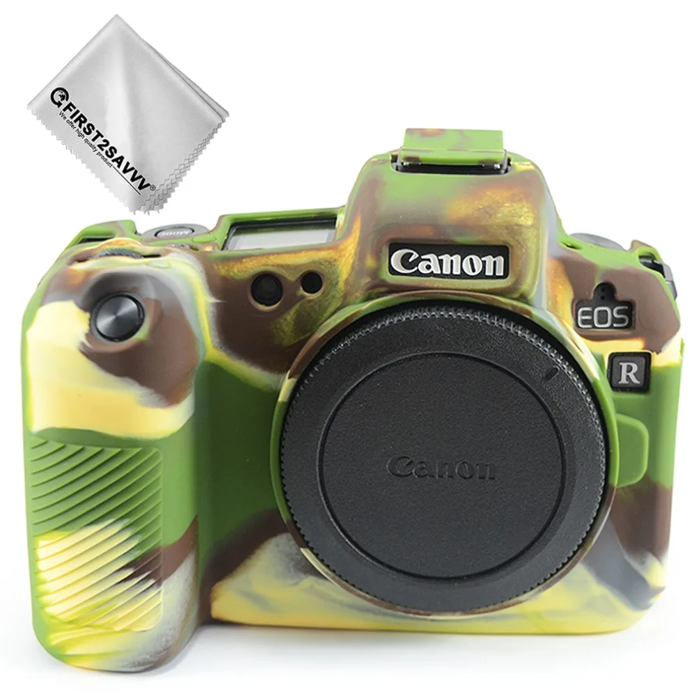 

Rubber Silicon Protective Case Body Cover Soft camera bag for Canon EOS R DSLR Protector Frame Skin case