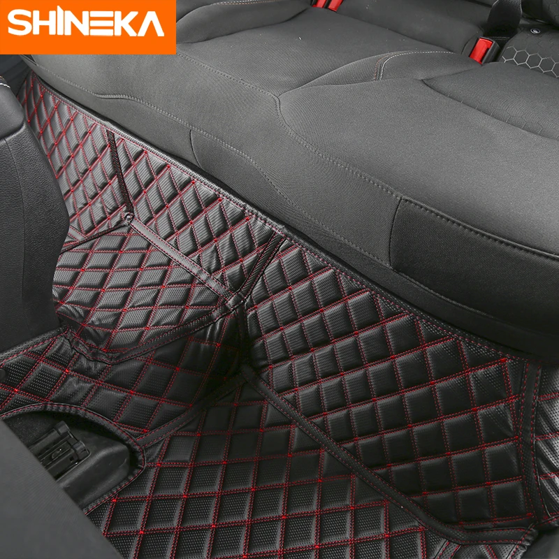 SHINEKA коврики и ковры для Jeep Compass+ Автомобильный интерьер, кожаные Коврики для ног, набор украшений, аксессуары для Jeep Compass Up