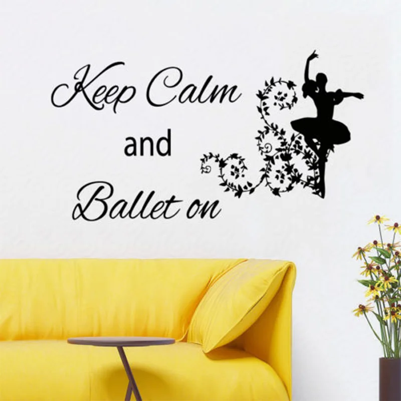 Виниловые наклейки на стену в стиле балерины 22 дюйма х 35 дюйма|wall decals|vinyl stickersstickers