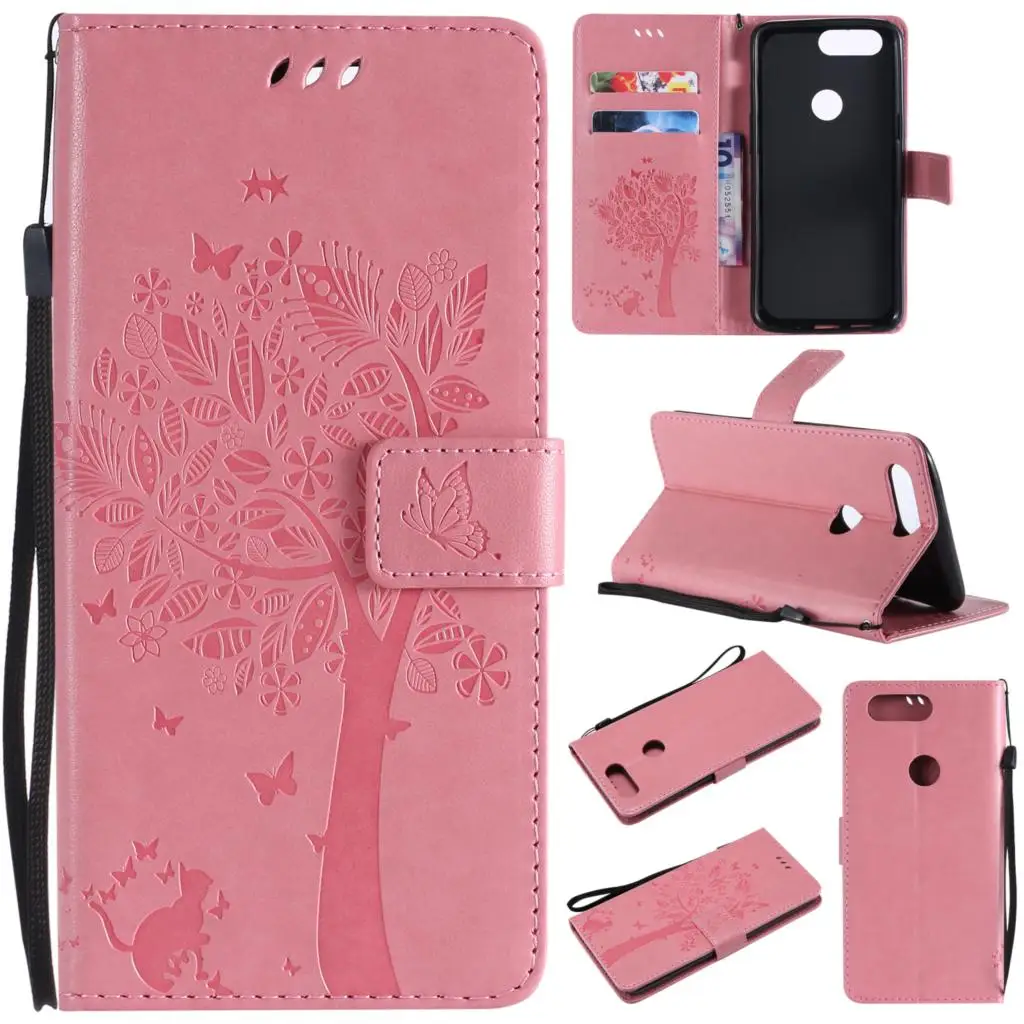 Тиснением Бумажник чехол для OnePlus 5 т кожаный откидная крышка Глобальный TD LTE A5010